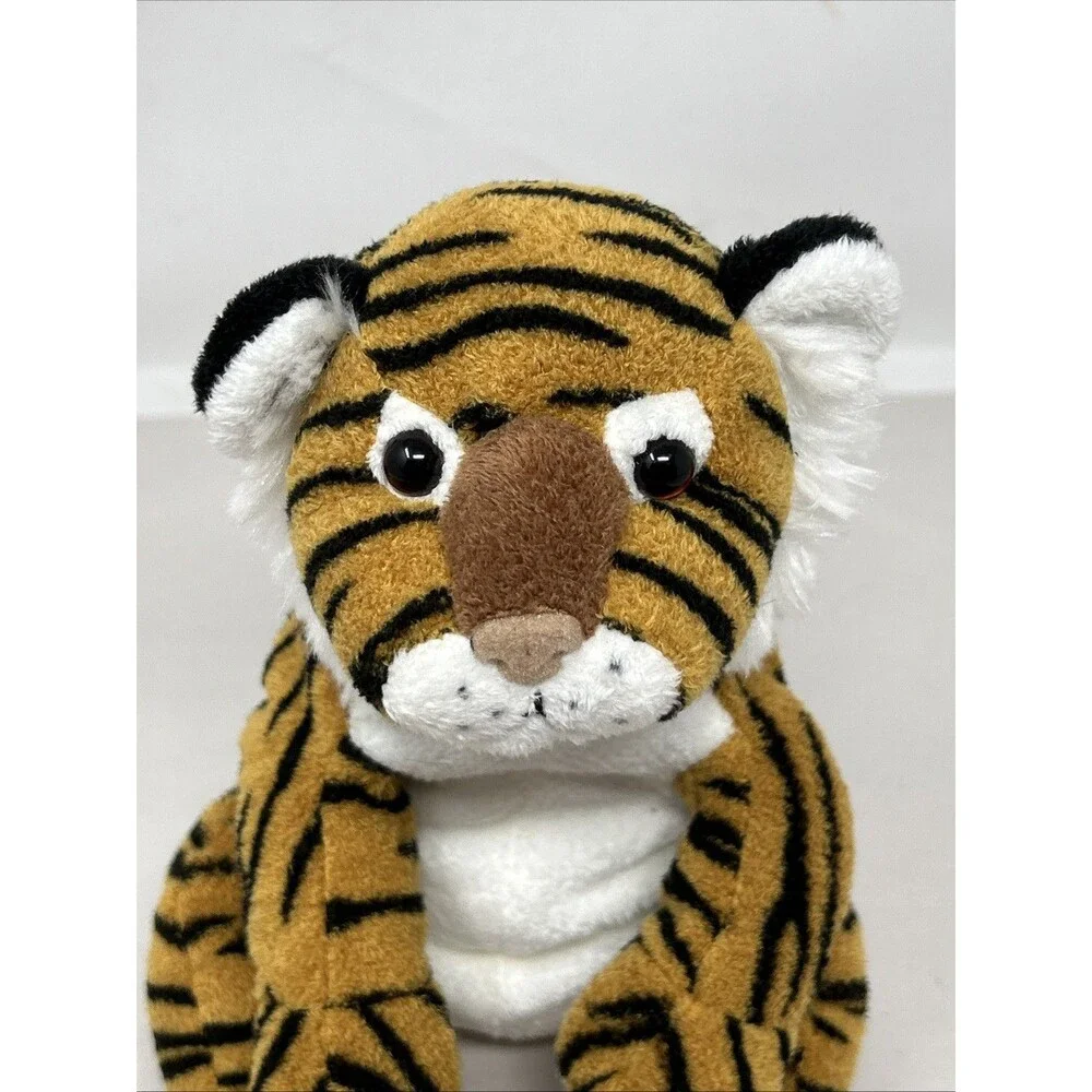 2005 Princess Soft Toys Gold Black Stripe Tiger Plush Stuffed Animal 10